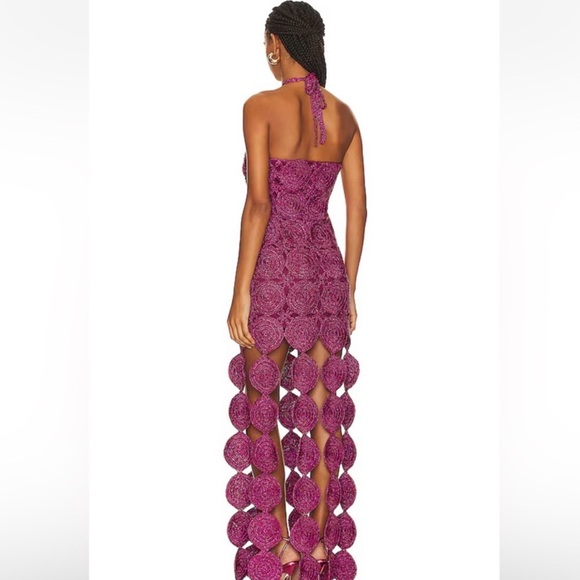 Simon Miller Beep Beep Magenta/Burgundy Dress - Picture 3 of 5